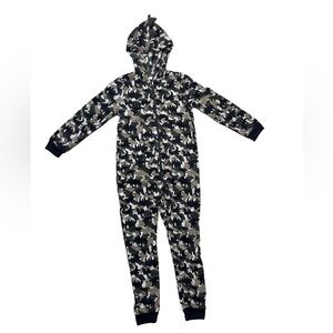 ⭐️ NWT- PL Sleep- Kids Camouflage One Piece- size 14